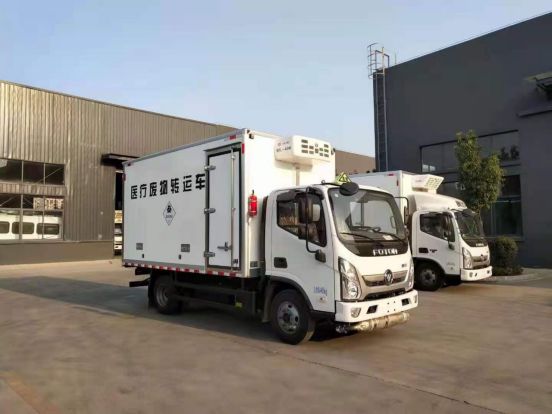 福田奥铃蓝牌医疗废物转运车