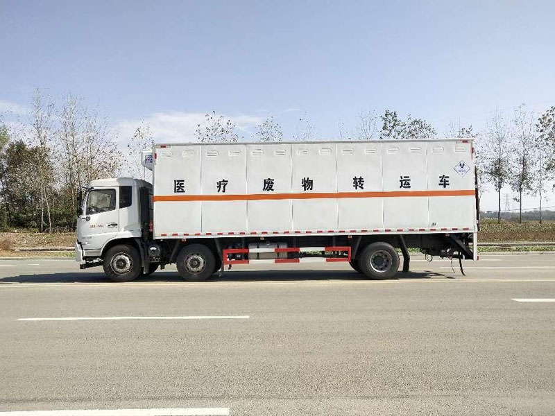 东风天锦小三轴15吨医疗废物转运车